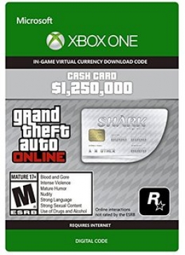 Grand Theft Auto V: Great White Shark Cash Card (Xbox One)