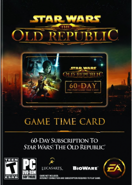 Star Wars: The Old Republic (SWTOR) 60-day Time Card